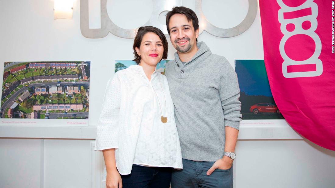 Actor and composer Lin-Manuel Miranda, creator of the hit musical &quot;Hamilton,&quot; and his wife Vanessa Nadal are expecting their second child. The couple married in 2010 and have a a three-year-old son, Sebastian.