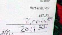Image result for man leaves $2000 tip at diner