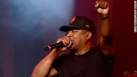 Rapper Chuck D performs at Prophets of Rage and Friends&#39; Anti Inaugural Ball on January 20, 2017 in Los Angeles, California.