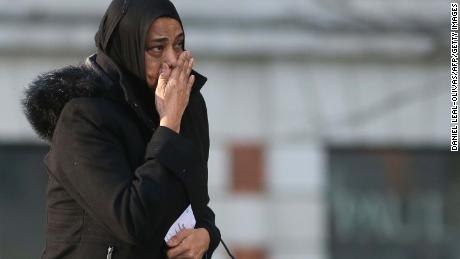 Mourners arrive at St Paul&#39;s cathedral for a Grenfell Tower National Memorial service.