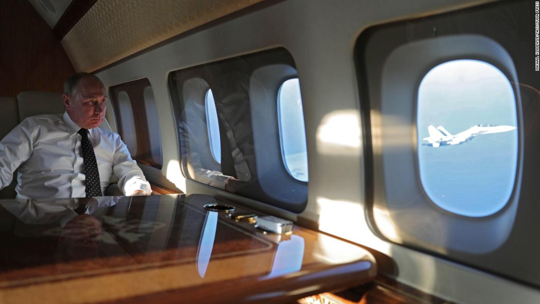 Russian President Vladimir Putin looks out of his plane as he travels to a Russian airbase in Syria on Monday, December 11. During his visit, Putin &lt;a href=&quot;http://www.cnn.com/2017/12/11/middleeast/putin-russia-syria-withdrawal/index.html&quot; target=&quot;_blank&quot;&gt;ordered a partial withdrawal&lt;/a&gt; of Russian troops from Syria. &quot;If terrorists will raise their heads ever again, we will strike them with such force that they have never seen before,&quot; Putin said in remarks that were broadcast on the state-owned Russia 24 news channel.