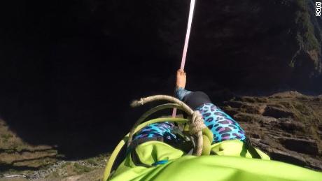 Blindfolded slackline world record 2