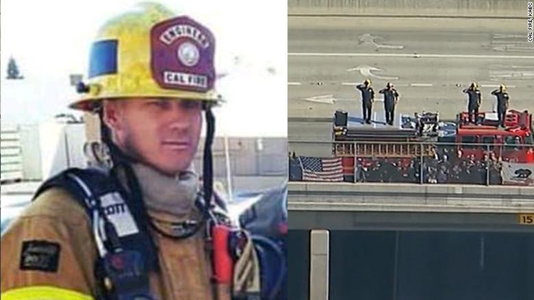Hundreds honor fallen firefighter 