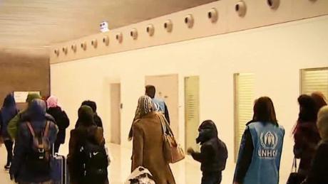 Migrants arrive in France after CNN report