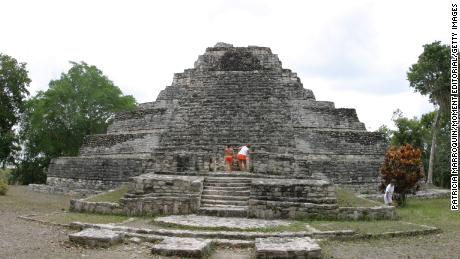The Chaccoben Mayan Ruins.