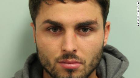 Acid attack perpetrator Arthur Collins who has been jailed for 20 years for an incident in a London nightclub in which 22 people were injured. 