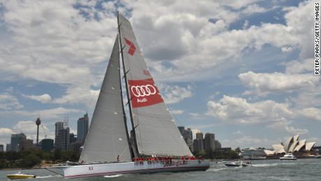 WIld Oats XI suffered damage to electrical equipment after a lightning strike. 