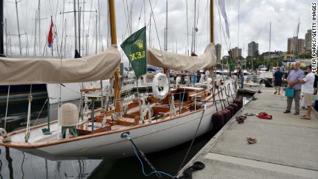 US yacht Dorade is an 86-year-old wooden classic and the oldest competing in this year&#39;s race. 