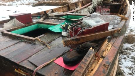Many of the wrecks are poorly equipped. This one appears to have a radio. 