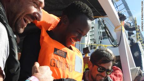 Left, Proactiva&#39;s Head Of Mission Dr. Guillermo Cañardo, center, Mohammad Guray Farax Quule, and right, Jorge Pacheco.