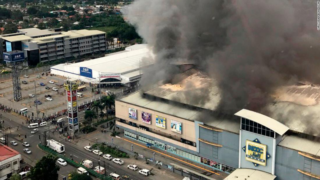 Philippines mall fire Dozens feared dead CNN