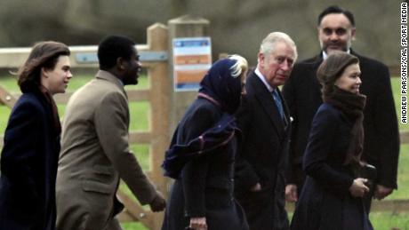 Charles, Prince of Wales, attended the traditional Christmas Day service.