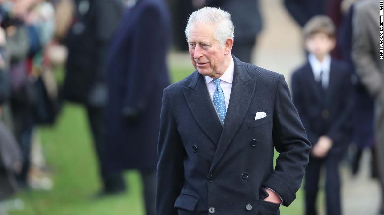 Prince Charles attends Christmas Day Church service at Church of St Mary Magdalene.