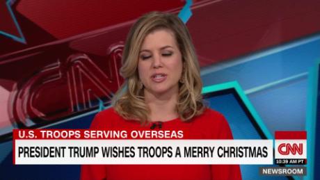 exp President Trump wishes troops a Merry Christmas_00002001