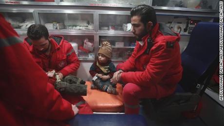 Evacuations began in Eastern Ghouta. Critical patients are being moved on Damascus to receive care.