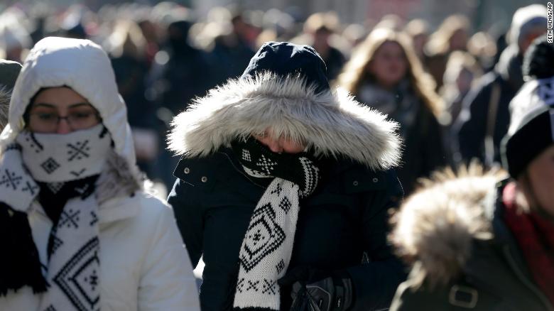 Frigid temperatures, heavy snow hit US