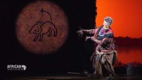 lion king african broadway curtain behind voices africa cnn