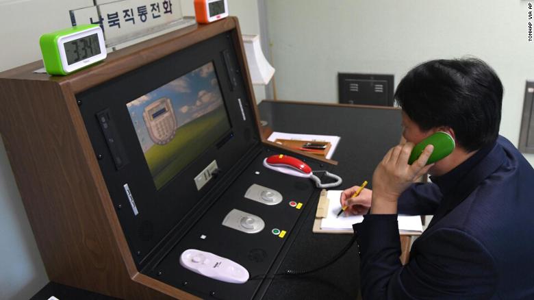 Hotline restored between North and South Korea