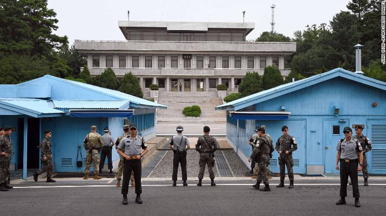 Talks between Koreas happening at Peace House