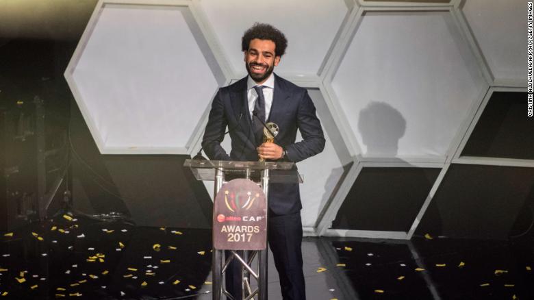 Egyptian soccer star Mohamed Salah named African Player of the Year