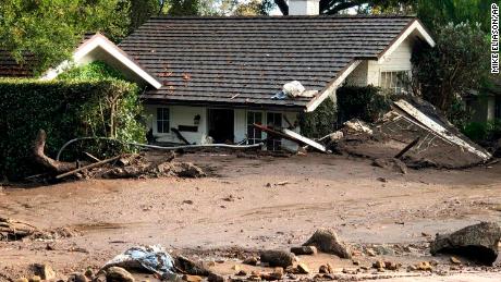 California mudslides: The frantic search for survivors