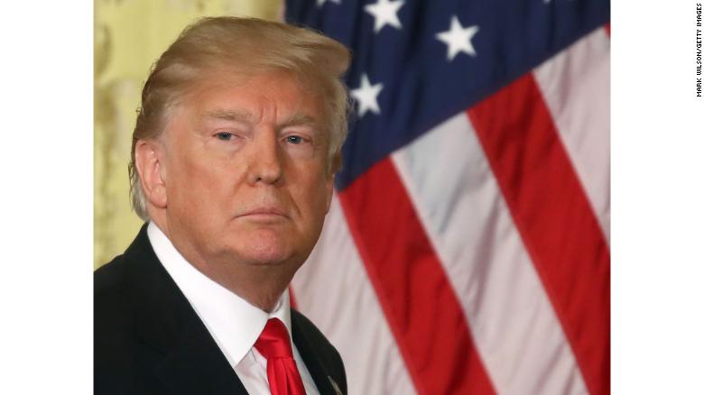 WASHINGTON, DC - JANUARY 10:  U.S. President Donald Trump walks away after a news conference with Prime Minister Erna Solberg of Norway in the East Room at the White House, on January 10, 2018 in Washington, DC. The two leaders participated in a meeting before taking questions from the media.  (Photo by Mark Wilson/Getty Images)