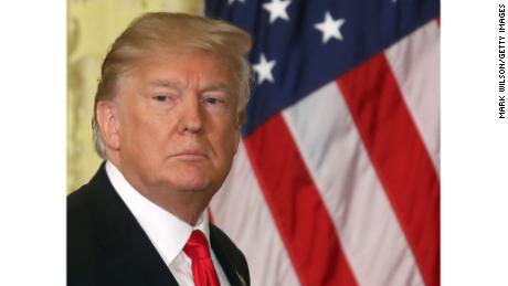 WASHINGTON, DC - JANUARY 10:  U.S. President Donald Trump walks away after a news conference with Prime Minister Erna Solberg of Norway in the East Room at the White House, on January 10, 2018 in Washington, DC. The two leaders participated in a meeting before taking questions from the media.  (Photo by Mark Wilson/Getty Images)