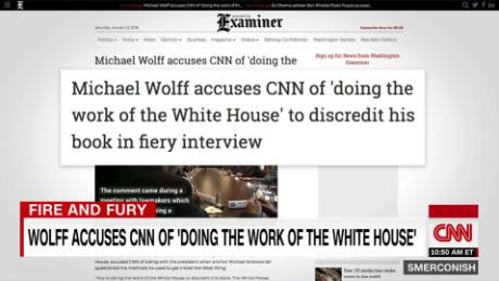 Smerconish on Wolff's charge he's "doing work of the White House"_00000000