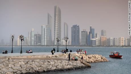 A member of Qatar&#39;s royal family says he is being held in Abu Dhabi,  shown in a file photo.