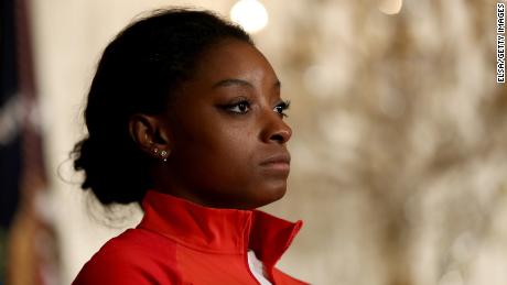 Simone Biles says she, too, was abused by Nassar