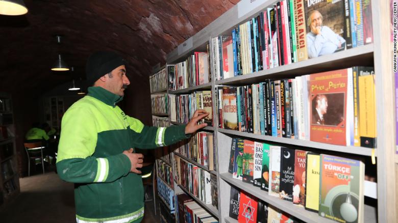 Garbage Collectors Open Library With Abandoned Books by Spencer Feingold for CNN