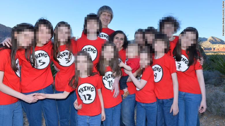 David and Louise Turpin with their children