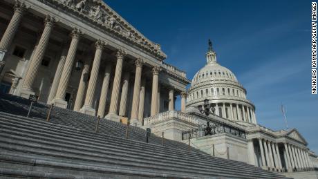 The US Capitol is seen in Washington, DC, on January 3, 2018 before the opening of the second session of the 115th Congress.
The US Congress hits the ground running as its 2018 session kicks off, with President Donald Trump facing a two-week deadline to forge a compromise between Republicans and Democrats on immigration reform and the budget. / AFP PHOTO / NICHOLAS KAMM        (Photo credit should read NICHOLAS KAMM/AFP/Getty Images)