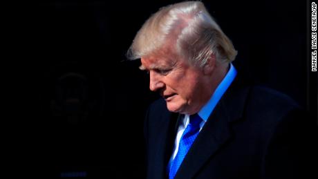President Donald Trump walks to the podium to address participants of the annual March for Life event, in the Rose Garden of the White House in Washington, Friday, Jan. 19, 2018. (AP Photo/Manuel Balce Ceneta)