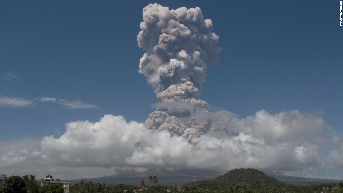 Mount Mayon volcano alert raised after ash and lava spill out CNN