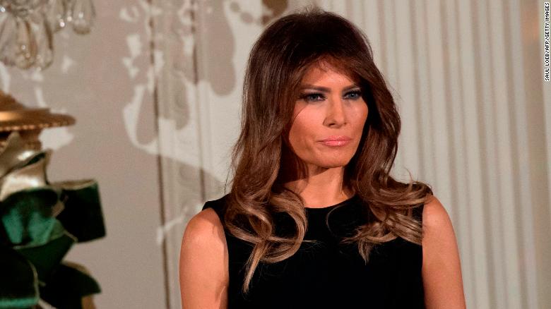 First Lady arrives at Capitol without Trump
