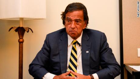  Former New Mexico Gov. Bill Richardson said he has resigned from an advisory panel trying to tackle the massive Rohingya refugee crisis, Wednesday, January 24, 2018, in Yangon, Myanmar.