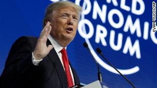 Trump pushes &#39;America First&#39; in Davos in wake of report he tried to fire Mueller
