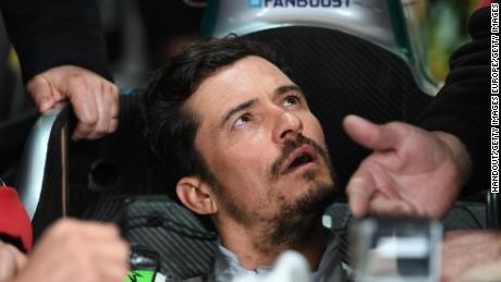 MARRAKECH, MOROCCO - JANUARY 13: In this handout provided by FIA Formula E -  Actor Orlando Bloom prior to the Marrakech ePrix, Round 3 of the 2017/18 FIA Formula E Series at the Circuit International Automobile Moulay El Hassan on January 13, 2018 in Marrakech, Morocco. (Photo by Sam Bagnall/LAT Images/FIA Formula E via Getty Images)