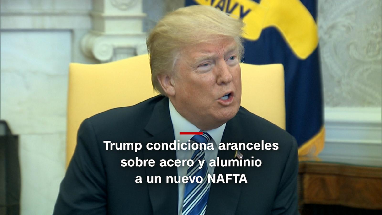 Minutocnn Trump Condiciona Aranceles Sobre Acero Y Aluminio A Un