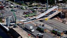 Emergency personnel respond to a <a href="https://www.cnn.com/2018/03/16/us/bridge-collapse-florida/index.html" target="_blank">deadly bridge collapse in Miami</a> on Thursday, March 15. The bridge was installed Saturday at Florida International University.