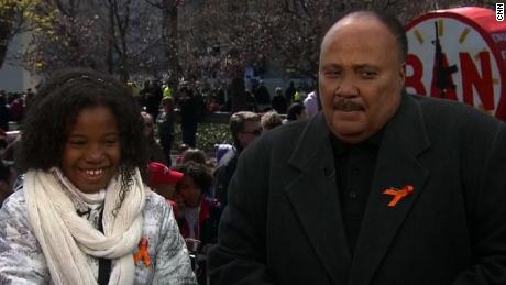 MLK Jr.'s granddaughter: No guns in this world