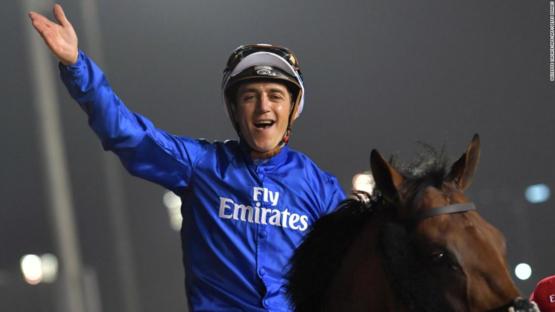 It was French jockey Christophe Soumillon&#39;s first win in the race, which was formerly the richest in the world.