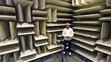 Explore the strange and beautiful anechoic chamber where Microsoft designs, builds and tests the audio experience for products like Xbox, HoloLens and Surface.