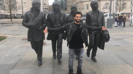 Mo Salah ... and four of Liverpool&#39;s most famous musicians.