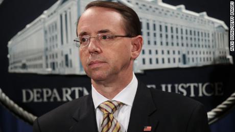 Rod Rosenstein: Justice Department is &#39;not going to be extorted&#39;