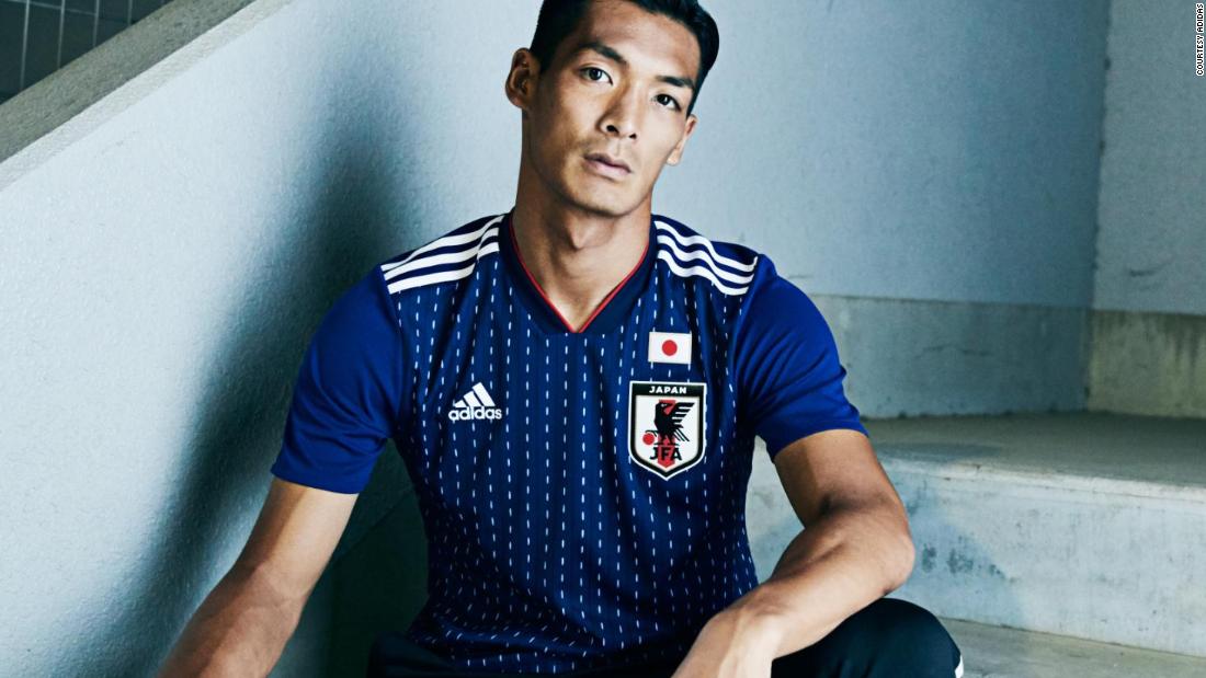 JAPAN World Cup 2018 Home Shirt Match Details COLOMBIA Vs JAPAN 