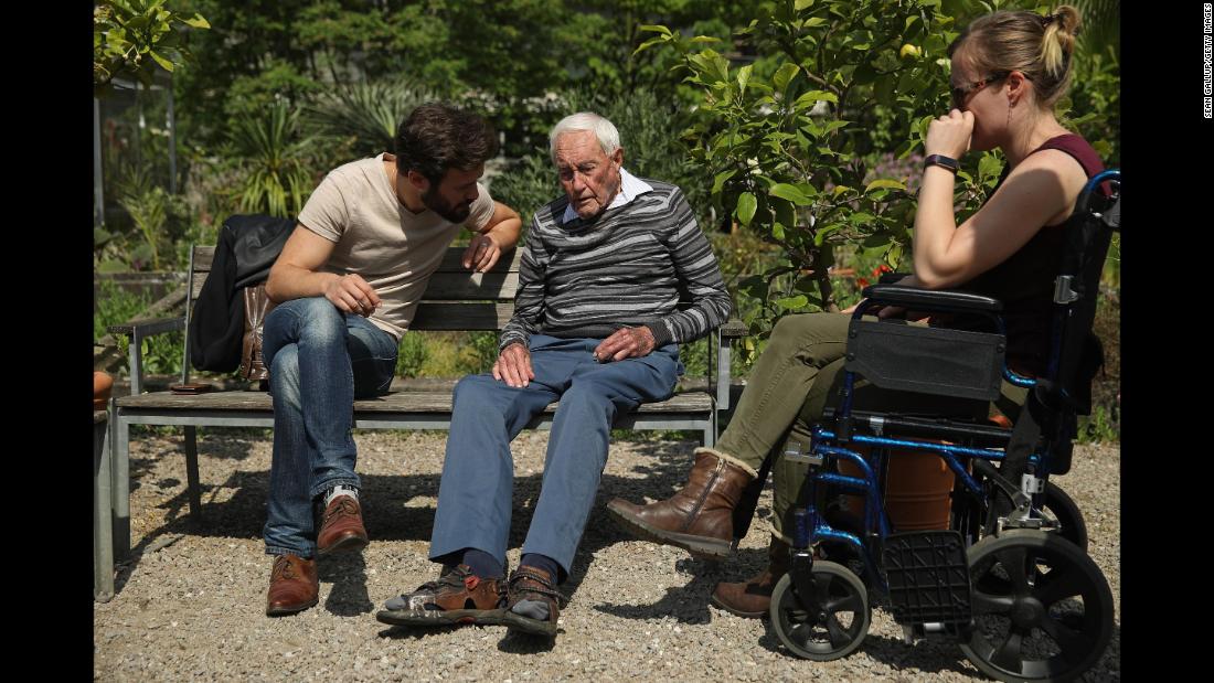 Australian scientist David Goodall, 104, sits with two of his grandchildren while touring botanical gardens in Basel, Switzerland, on Wednesday, May 9. Goodall, who had campaigned for the legalization of assisted dying in his home country, &lt;a href=&quot;https://www.cnn.com/2018/05/10/health/david-goodall-australian-scientist-dies-intl/index.html&quot; target=&quot;_blank&quot;&gt;ended his life&lt;/a&gt; the next day at a Swiss clinic. Goodall said he hoped his story would lead to the legalization of assisted dying in other countries.