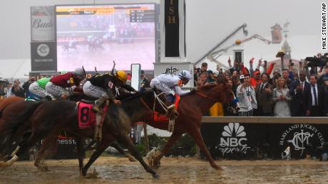 Stage set for Triple Crown bid as Justify wins Preakness