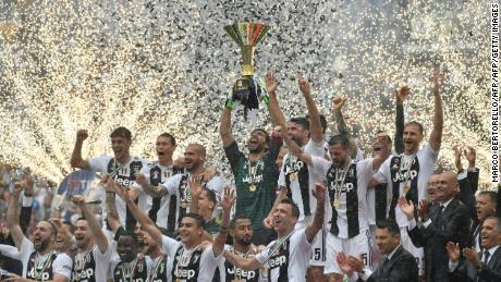 Buffon may not have won the Champions League he coveted, but he departs with this season&#39;s Serie A and Coppa Italia titles.